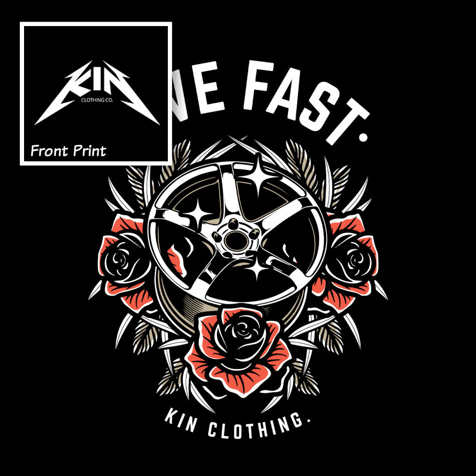 Live Fast Automotive Graphic Tee